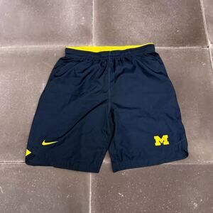 Nike michigan wolverines dri fit shorts